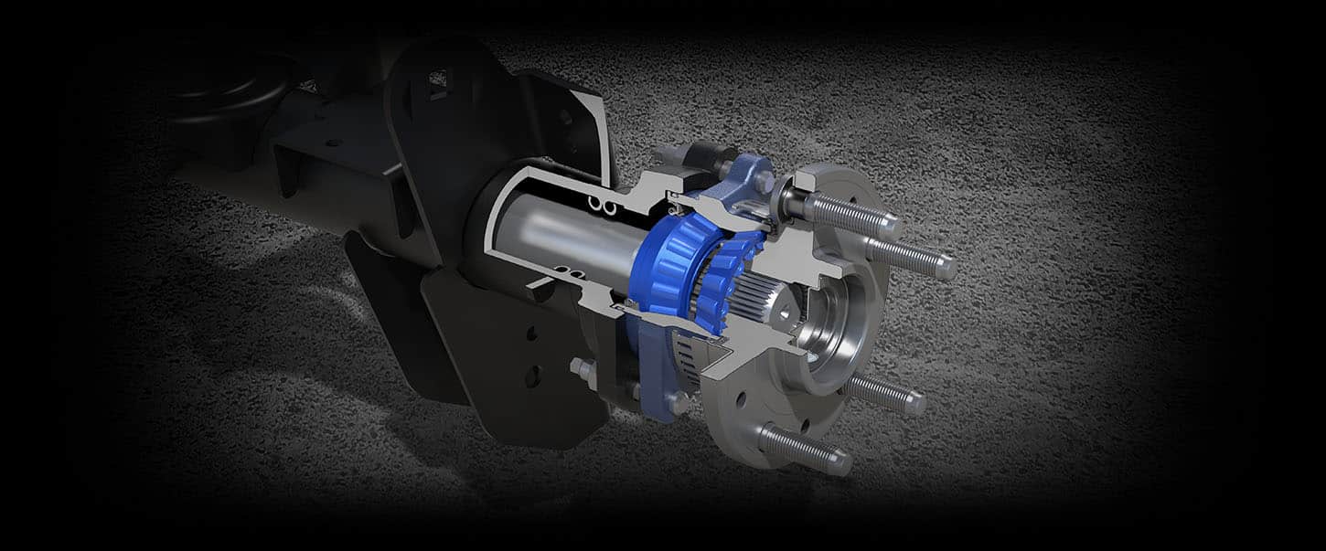 Jeep Wrangler, heavy-duty full-float Dana rear axle