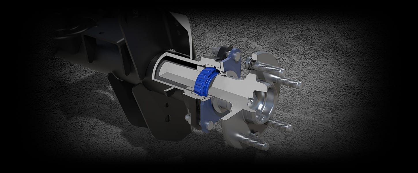 Jeep Wrangler, Semi-floating Dana 44 rear axle