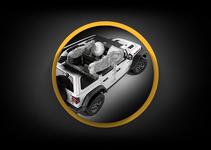 Jeep Wrangler, щитові подушки безпеки