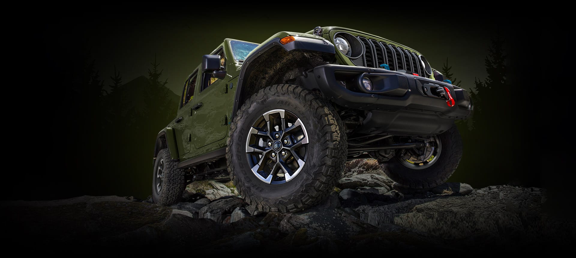Jeep Wrangler, праве переднє колесо