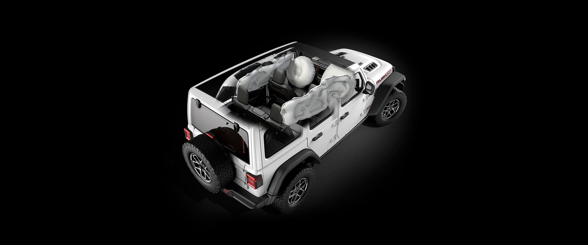 Jeep Wrangler, бічні щитові подушки безпеки