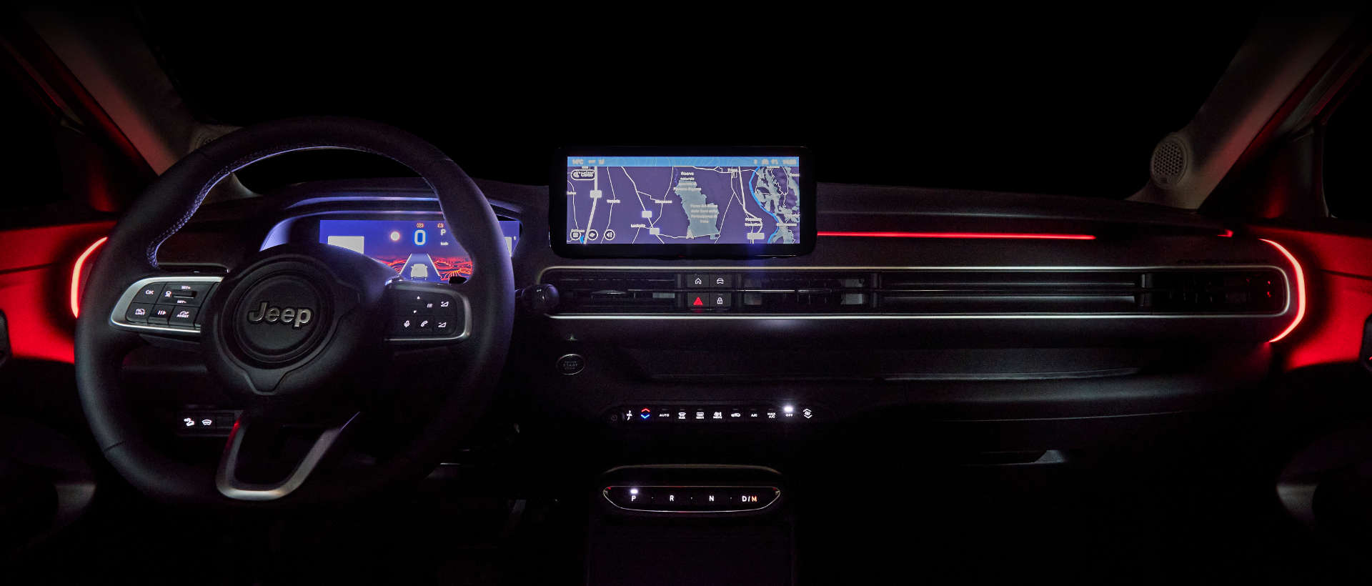 Jeep Avenger, цифрова панель приладів й інформаційно-розважальна система Uconnect