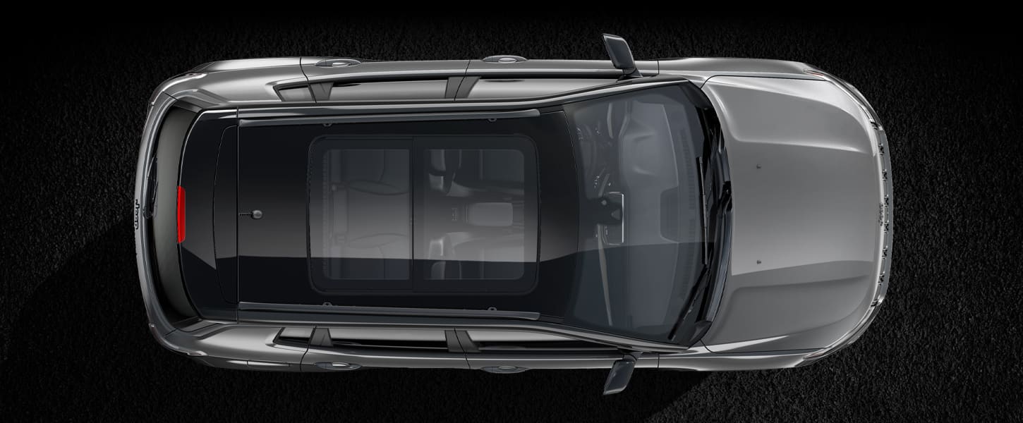 Jeep Compass, вигляд зверху