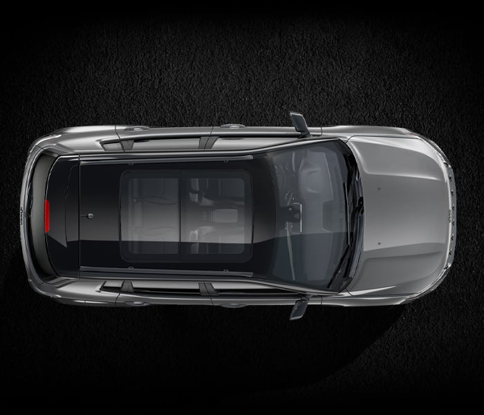 Jeep Compass, вигляд зверху