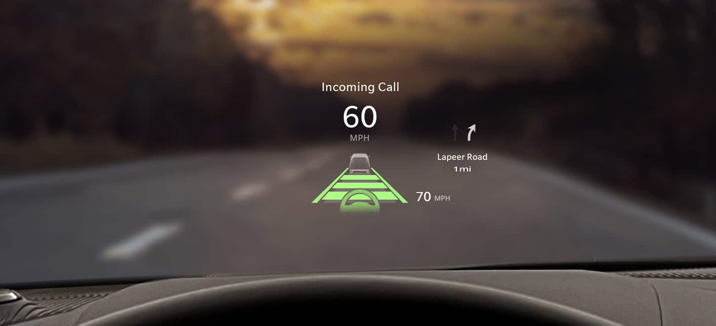 Jeep Grand Cherokee, кольоровий Head-Up дисплей