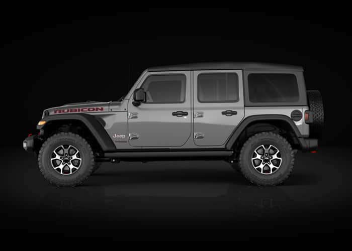 Jeep Wrangler, вигляд з лівого боку
